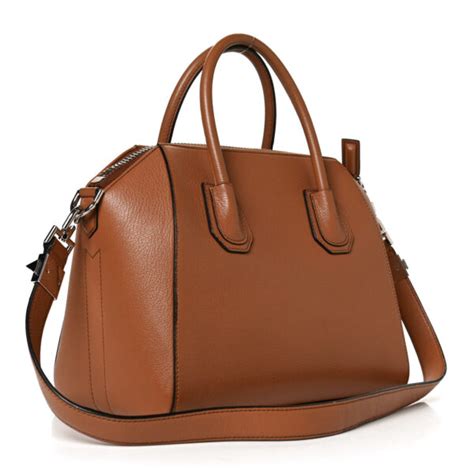 Givenchy small antigona in cognac